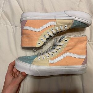 Colorful High-Top Vans